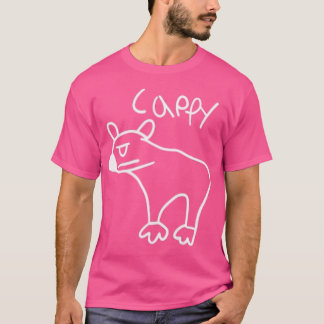 Cappy Bored Capybara T Shirt