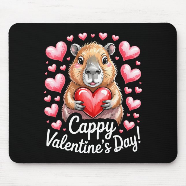 Cappy Valentine’s Day Cute Capybara Heart Design P Musmatta (Framsidan)