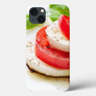 Caprese sallad. Tomat- och Mozzarellaskivor