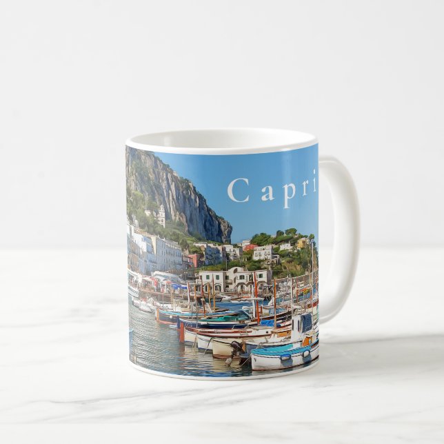 Capri. 2 kaffemugg (Framsida höger)