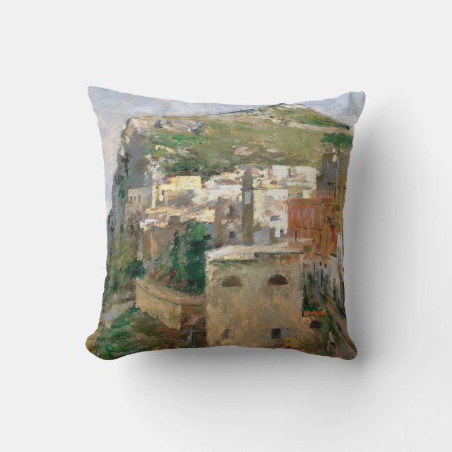 Capri (av Theodore Robinson) Kudde (Framsida)