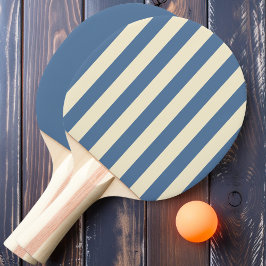 Capri Blå Polo-randig och enfärgad Pingisracket