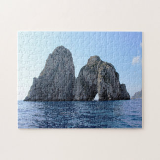 Capri Faraglioni - fotografering av Medelhavet Pussel
