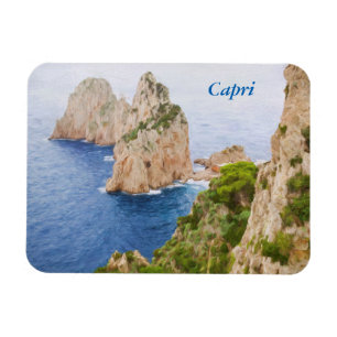 Capri Faraglioni stenar Magnet