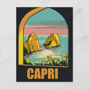 Capri Genom Bågen Vykort