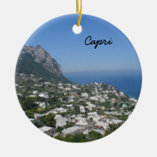 Capri, Italien Julgransprydnad Keramik