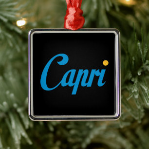 CAPRI-Italien Julgransprydnad Metall