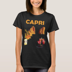 Capri Italien Klippiga Kuster Retro Resa T-Shirt