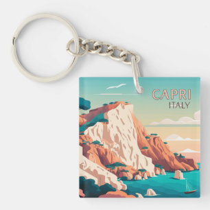 Capri Italien Lemons Mediterranean Island Retro