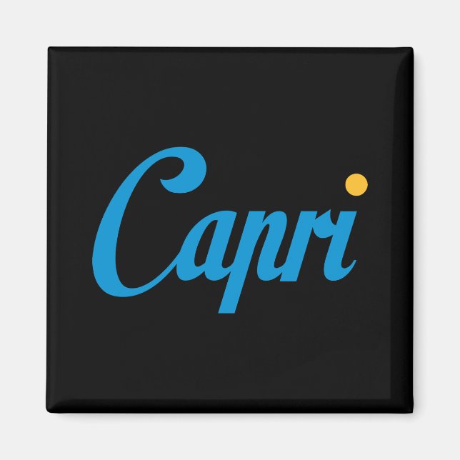 CAPRI-Italien Magnet (Framsidan)