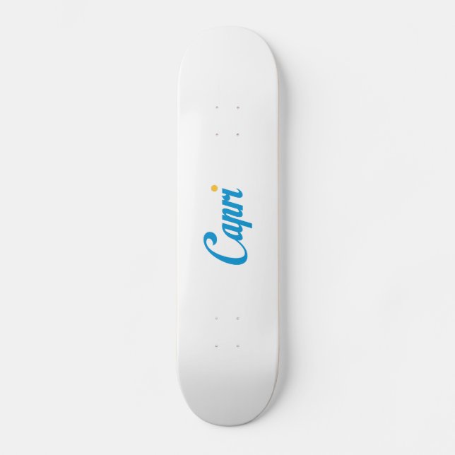 CAPRI-Italien Mini Skateboard Bräda 18,5 Cm (Framsida)