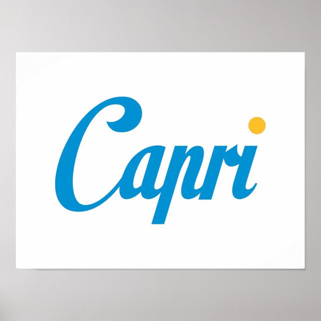 CAPRI-Italien Poster (Framsidan)
