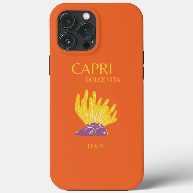 Capri, Italien, resor, vallmo, Orange (Baksida)