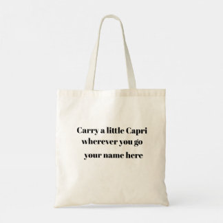 Capri Italien Tote-väska Tygkasse