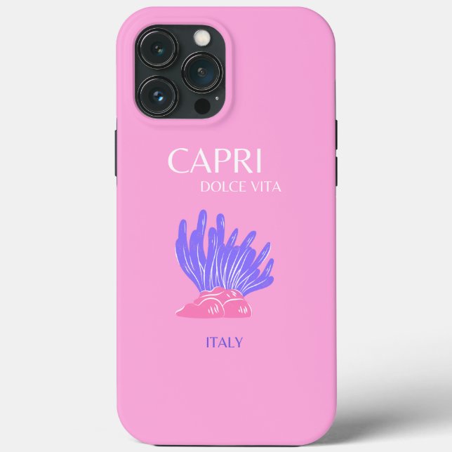 Capri, Italien, vallmo, Rosa (Baksida)