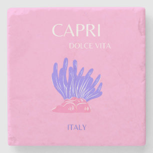 Capri, Italien, vallmo, Rosa Stenunderlägg