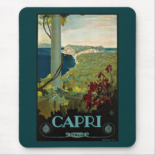 Capri, Italien, Vintage resor Poster Art Italia Musmatta