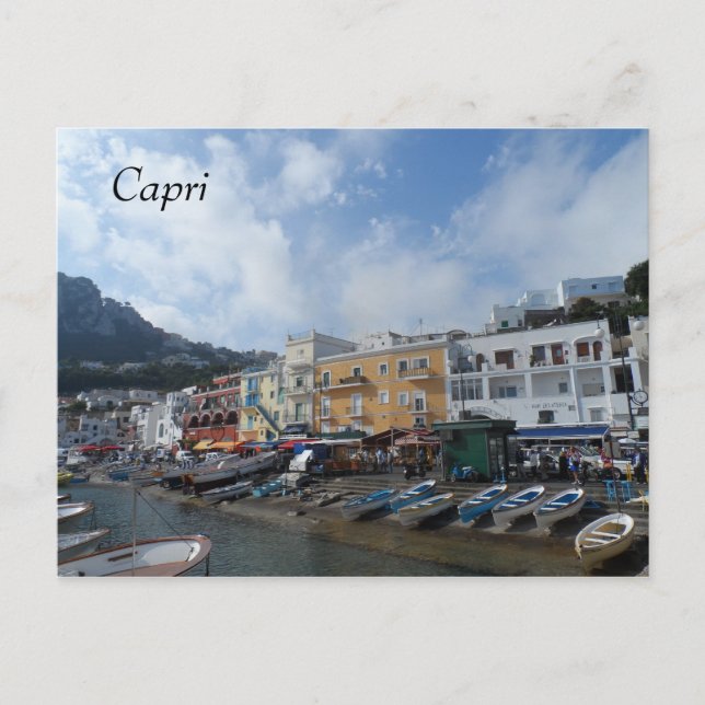 Capri, Italien Vykort (Framsida)