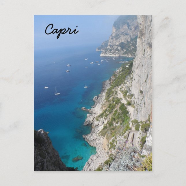 Capri, Italien Vykort (Framsida)