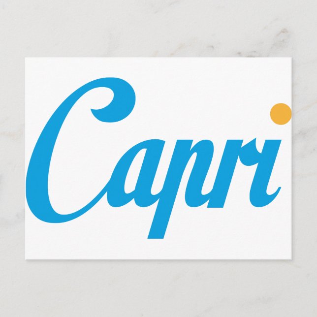 CAPRI-Italien Vykort (Framsida)