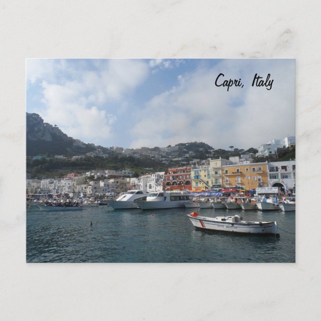 Capri, Italien Vykort (Framsida)