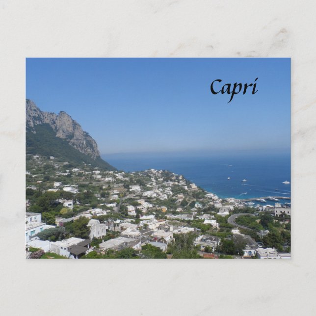 Capri, Italien Vykort (Framsida)