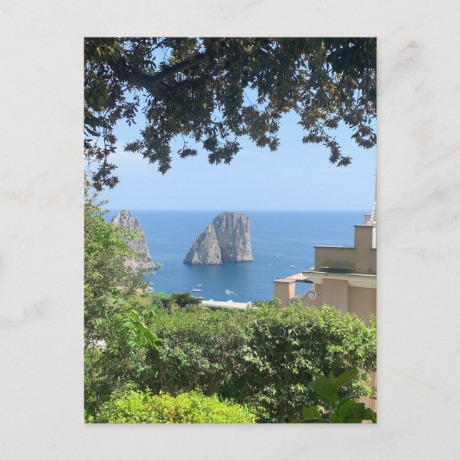 Capri Italien Vykort (Framsida)