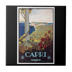 Capri italienvintage resoraffisch kakelplatta