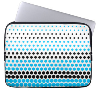 Capri och Black Polka Dot Laptop Sleeve