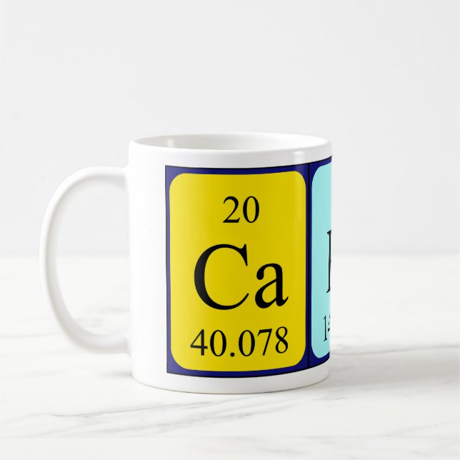 Capri periodisk bord namn mugg (Vänster)