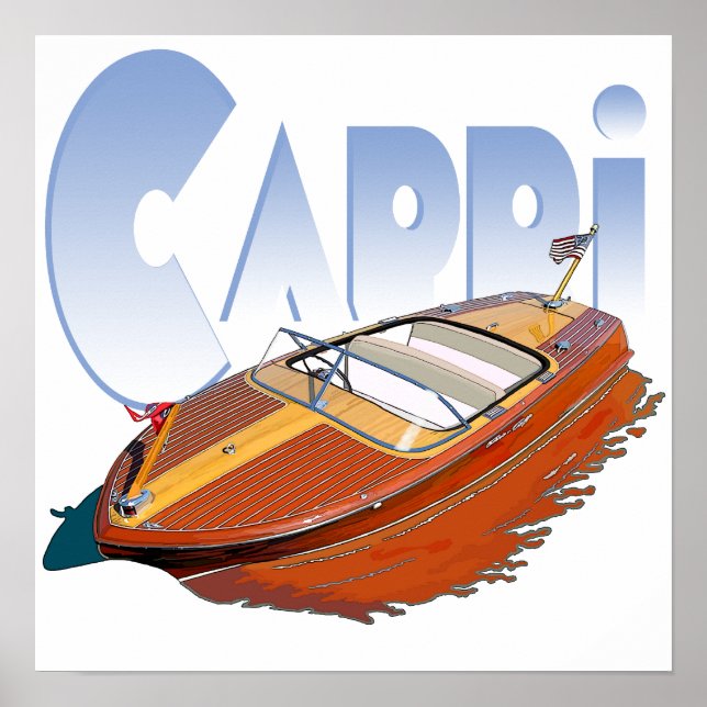 Capri Powerboat Poster (Framsidan)