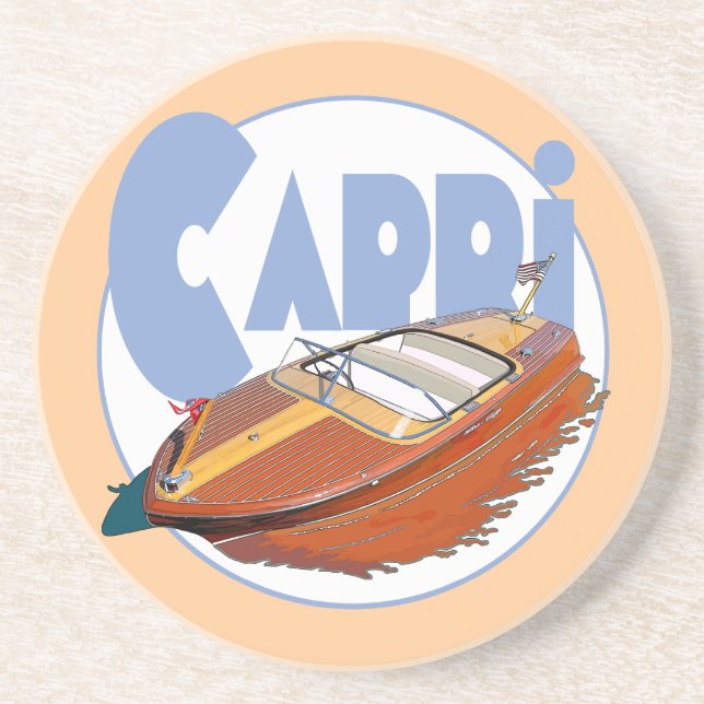 Capri Powerboat Underlägg (Framsidan)