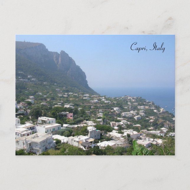 Capri, vykort för Italien (Framsida)