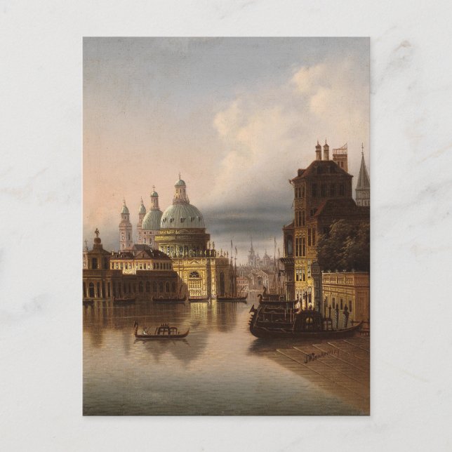 Capriccio, Venedig | Johann Wilhelm Jankowsky Vykort (Framsida)