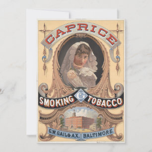 Caprice Smoking Tobacco Vintage Reklam