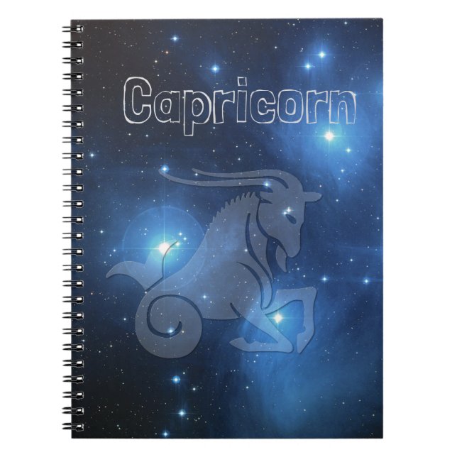 Capricorn Anteckningsbok Med Spiral (Framsidan)