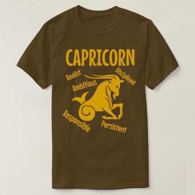 Capricorn är det bästa tecknet t shirt (Design framsida)