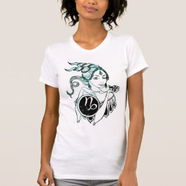 Capricorn Art Deco Dam T Shirt