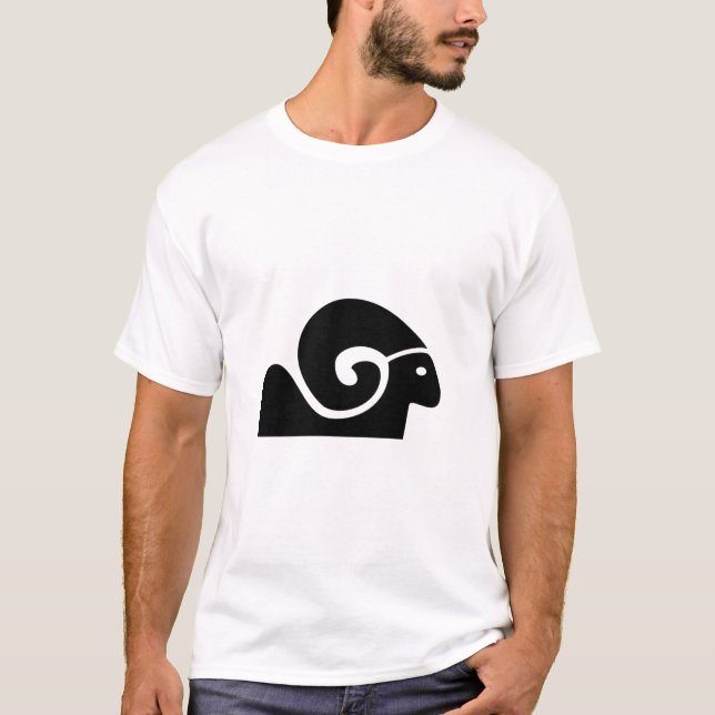 Capricorn Astrological Symbol 8 T Shirt (Framsida)