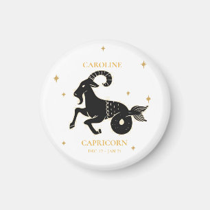 Capricorn Astrological Zodiac Sign Namn Gift Magnet