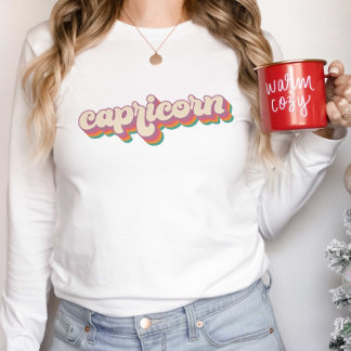 Capricorn Astrology Birthday Gift Zodiac-tecken T Shirt