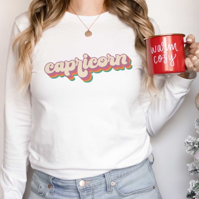 Capricorn Astrology Birthday Gift Zodiac-tecken T Shirt (Skapare uppladdad)