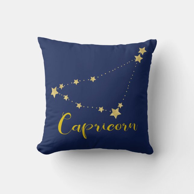 Capricorn Astrology with Constellation of Stars Kudde (Framsida)
