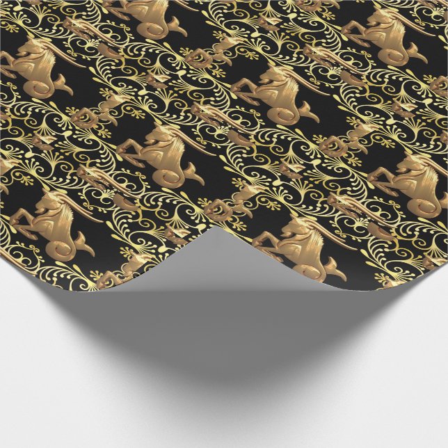 Capricorn  Astrology Wrapping Paper Presentpapper (Hörn)