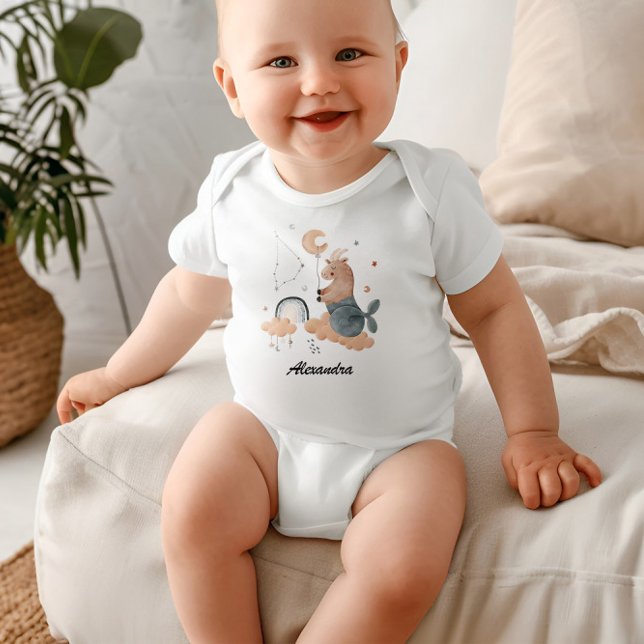 Capricorn Baby: Little Goat's Anpassade T Shirt (Skapare uppladdad)