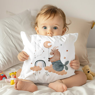 Capricorn Baby Zodiac Nursery Pillow Kudde