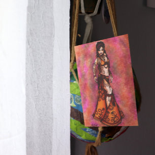 Capricorn Belly Dancer Card Kort