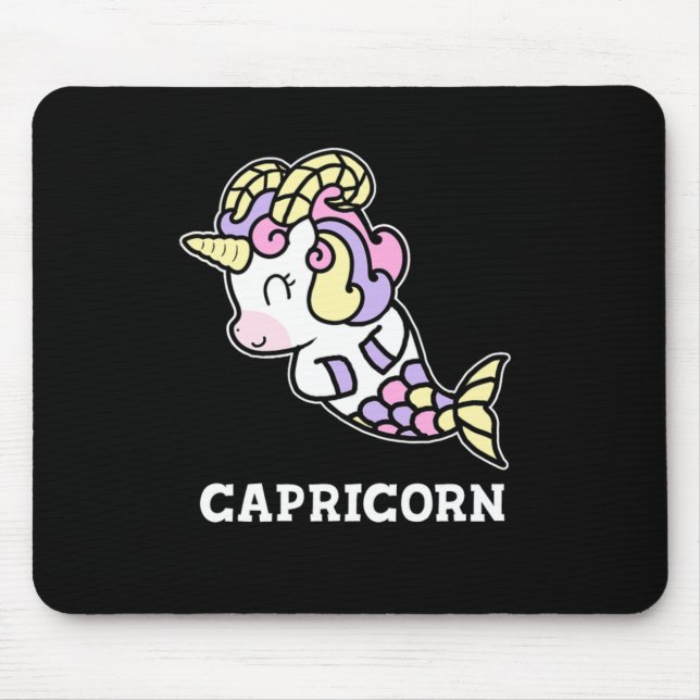 Capricorn Birthday Gift Zodiac Unicorn Costume Musmatta (Framsidan)