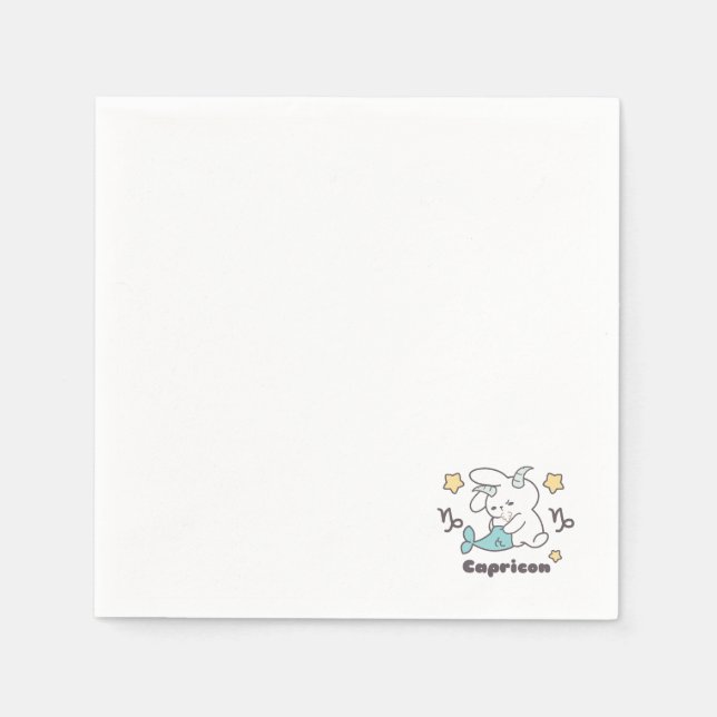Capricorn Bunny Mönster: Mermazing Tales Pappersservett (Framsidan)