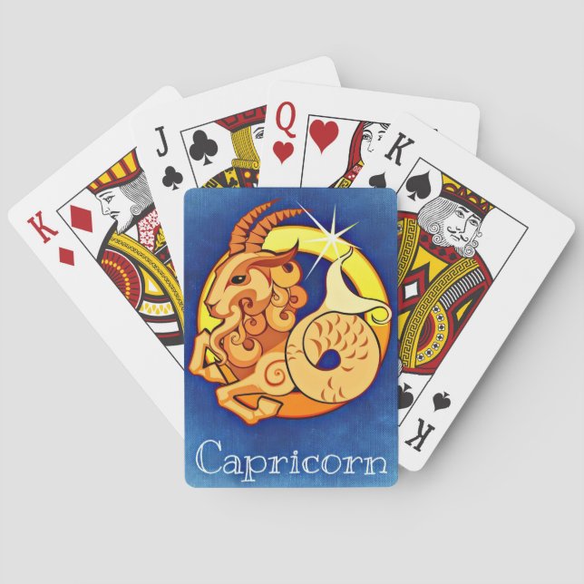 Capricorn Capricorno Spel Kort (Baksidan)